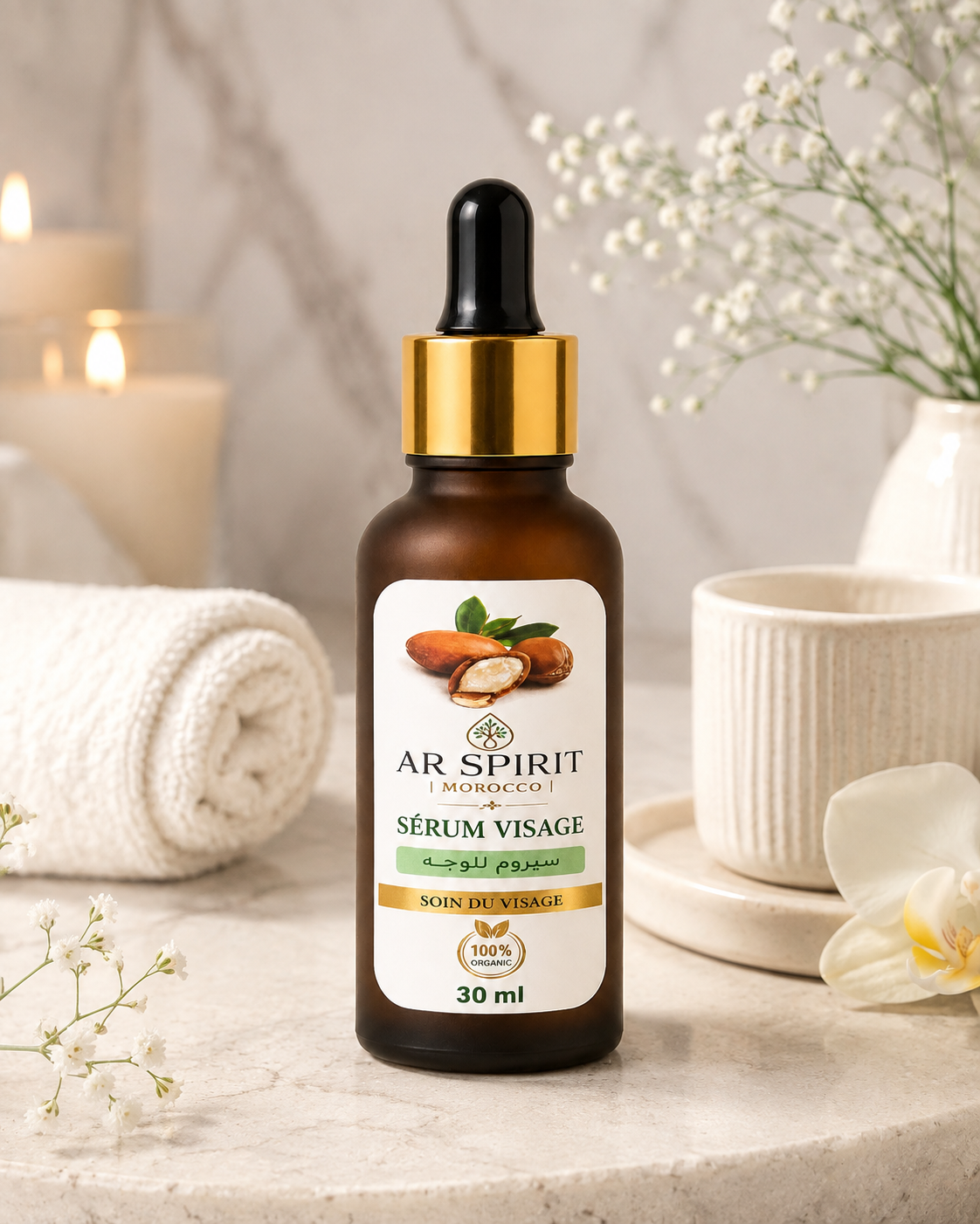 Sérum visage à l’huile d’argan AR SPIRIT 30 ml