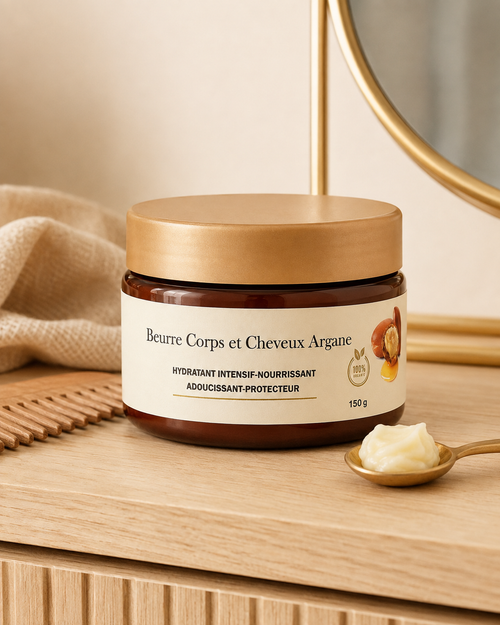 Beurre corps et cheveux à l’argan AR SPIRIT 150 g