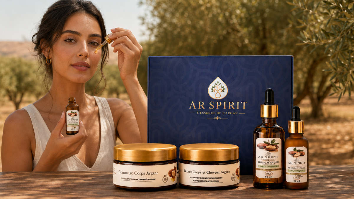 Coffret AR SPIRIT – rituel complet de soins à l’argan